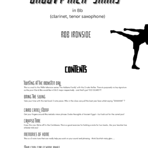 Groovy Kick-Starts for Bb Sax (Tenor/Soprano Sax) Music and backing.