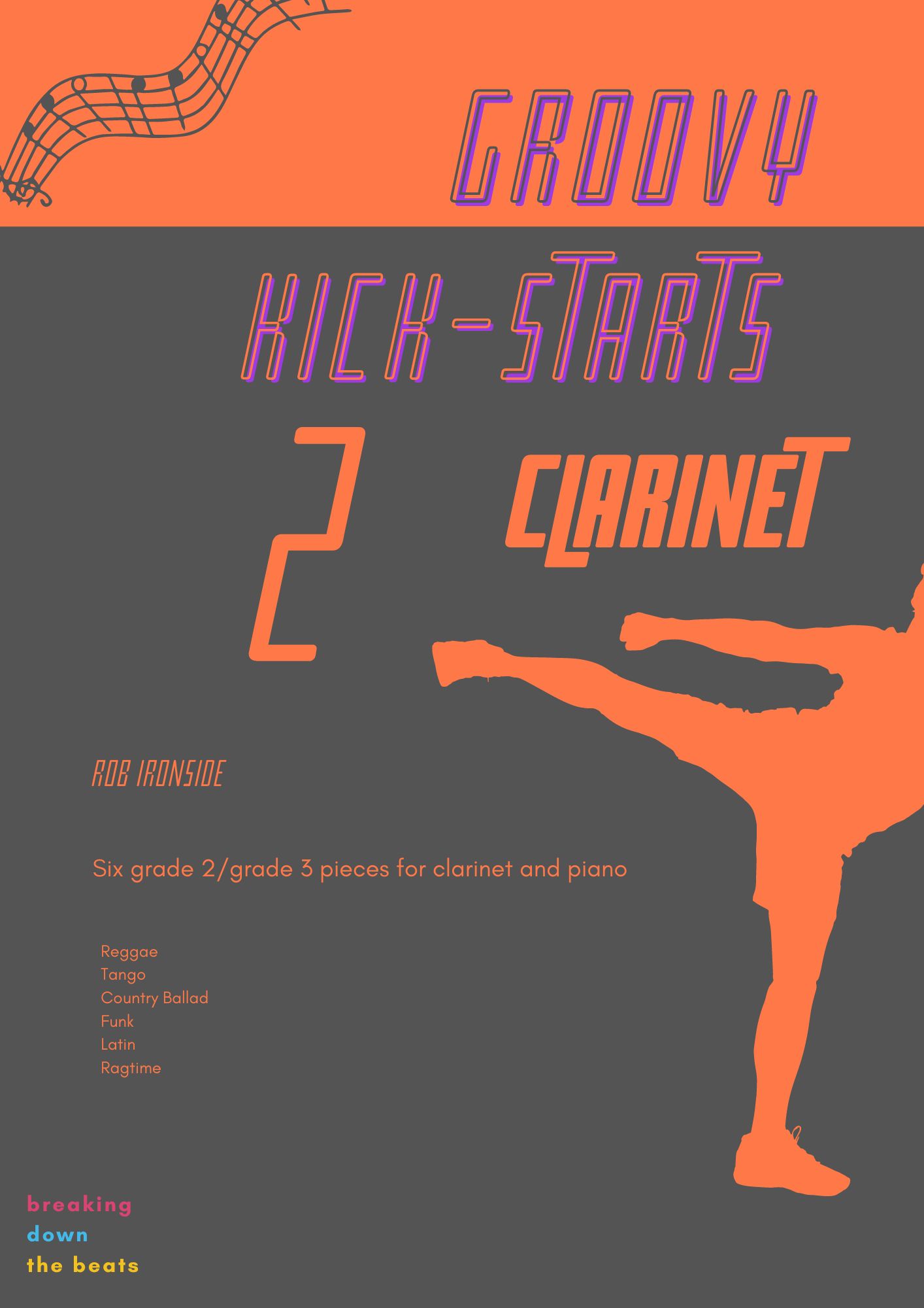 'Groovy Kick-Starts 2' for Clarinet and Piano