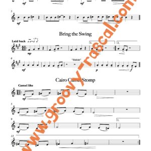 Groovy Kick-Starts for Alto Sax. Music and backing tracks.